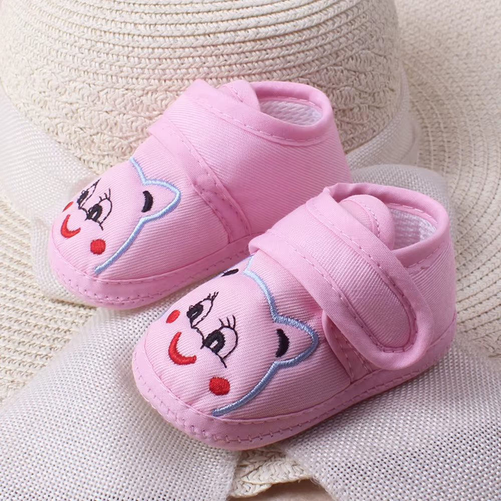 Cartoon Baby Booties Girl Boy Soft Sole Anti-Slip Shoes Toddler Shoes Scarpe Bambino Baby Schoenen Newborn Shoes First Walkers